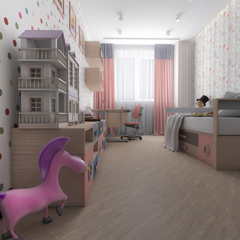 Детская для девочки и детская для мальчика. Визуализация.