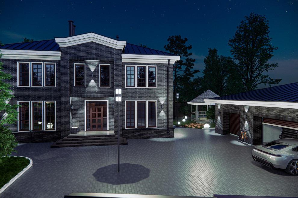 Жилой дом с гаражным комплексом