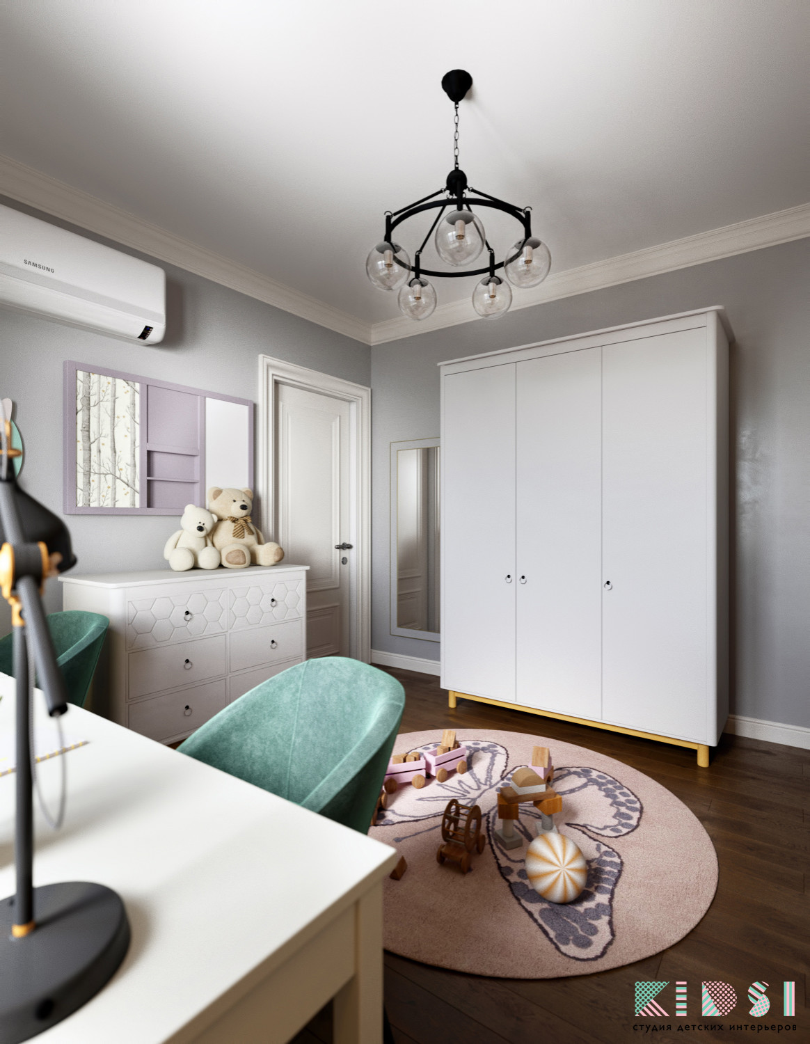 Комната для брата и сестры 6 и 7 лет