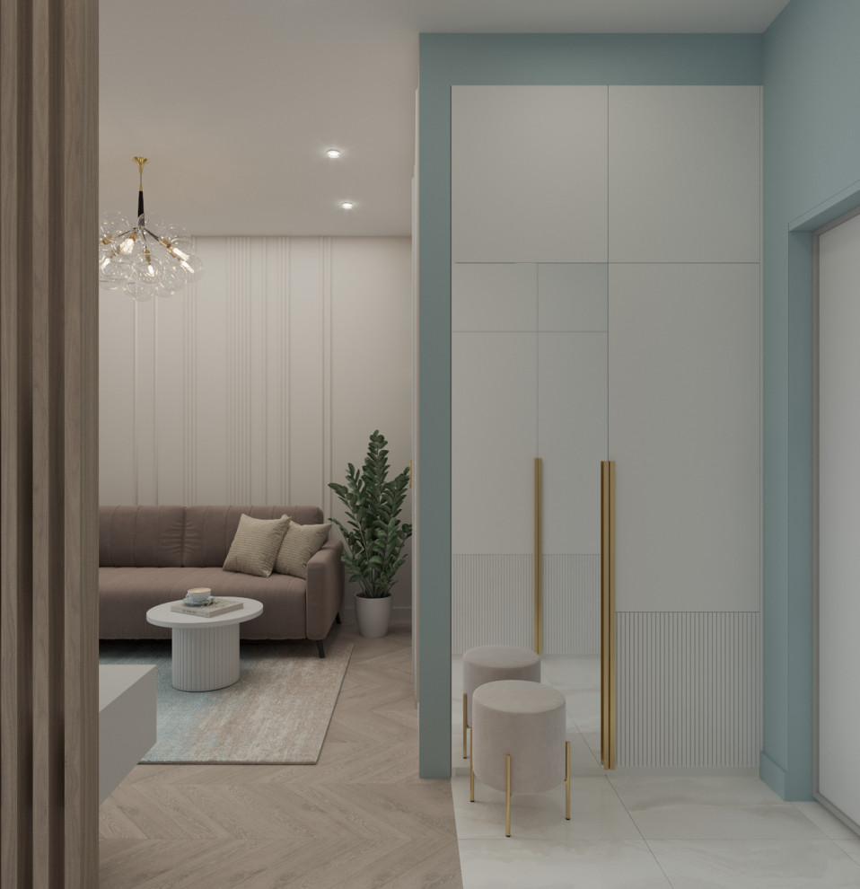 Обложка проекта: ЖК "Alia" Проект однокомнатной квартиры в Москве.