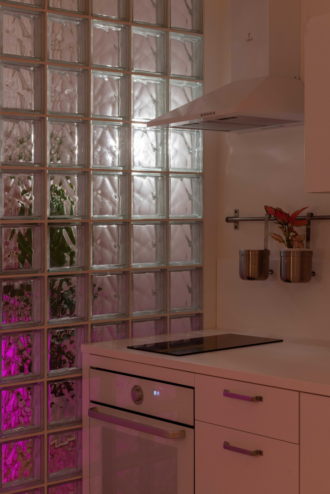 Квартира с стеклоблоками