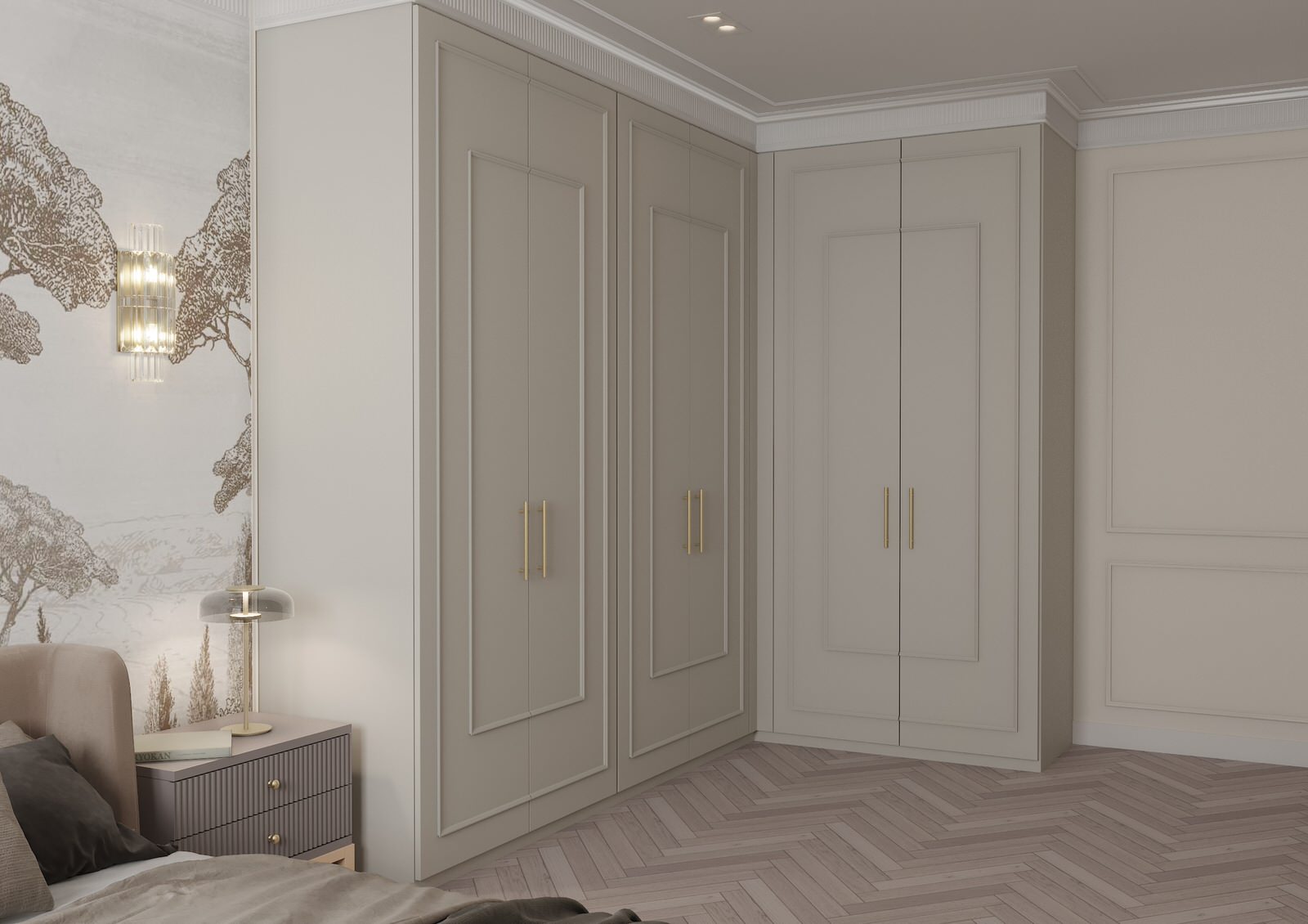 Спальня в неоклассике