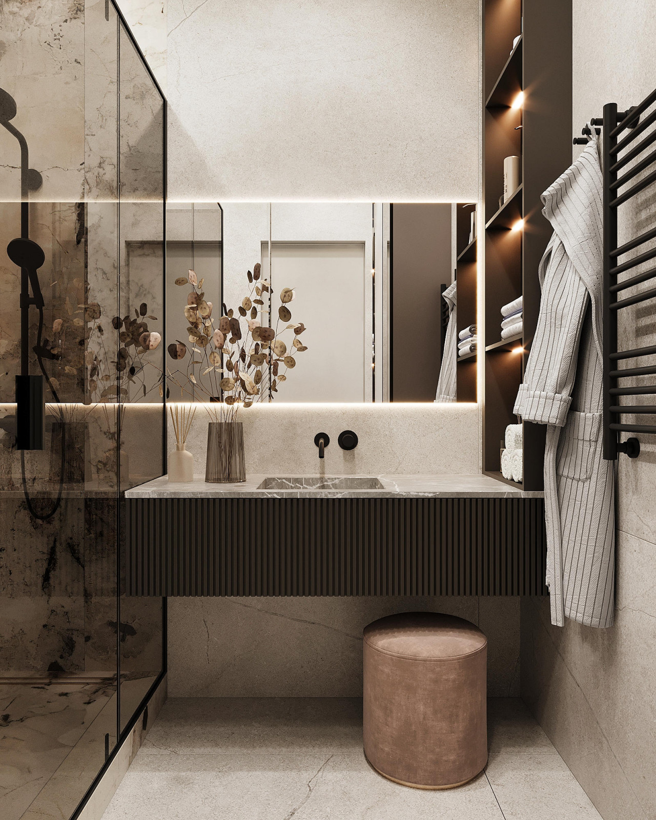 Легкая современная классика в дизайне квартиры для ЖК "Модум" - 97 м2