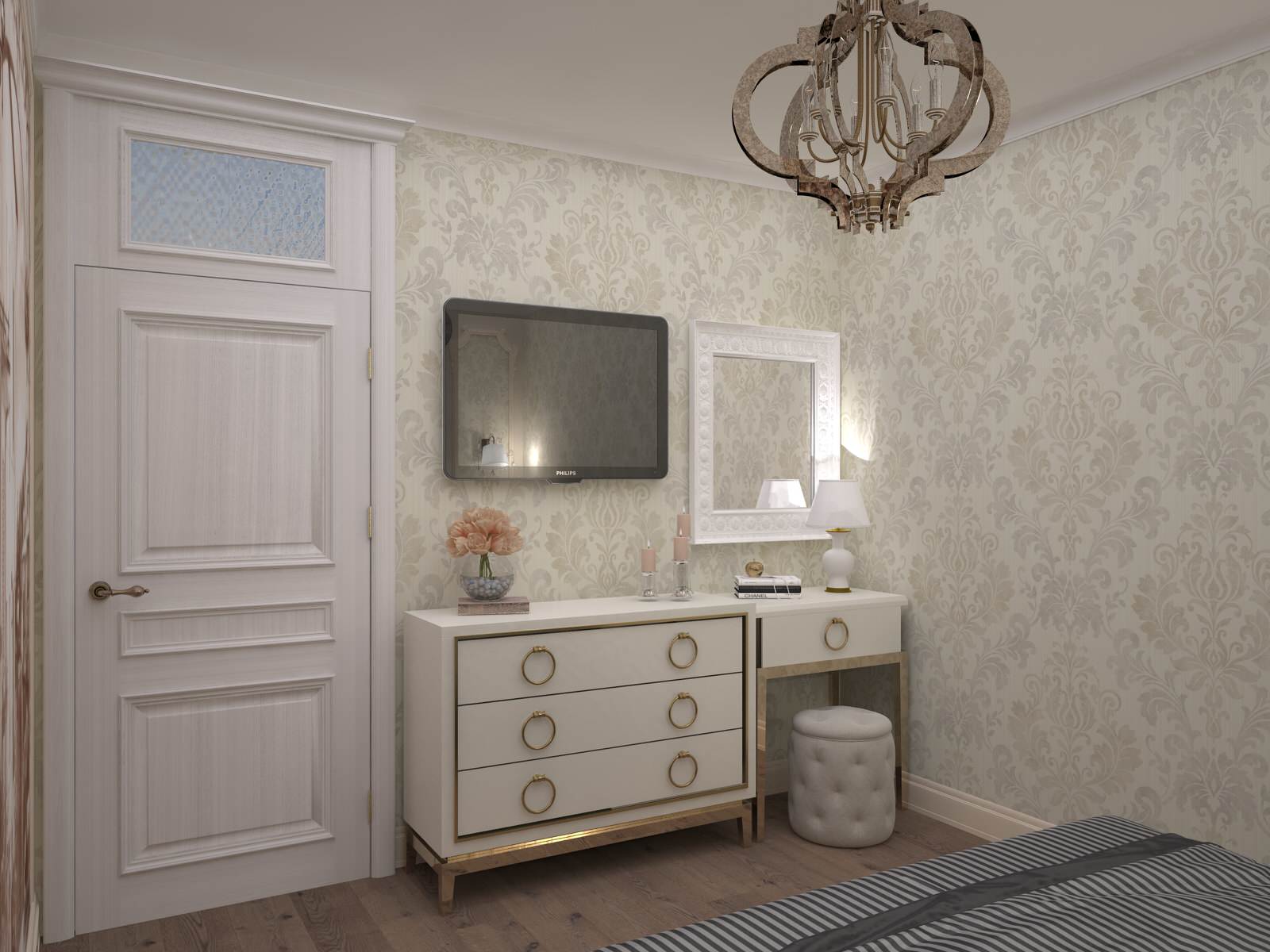 Дизайн-проект квартиры с элементами классики и востока