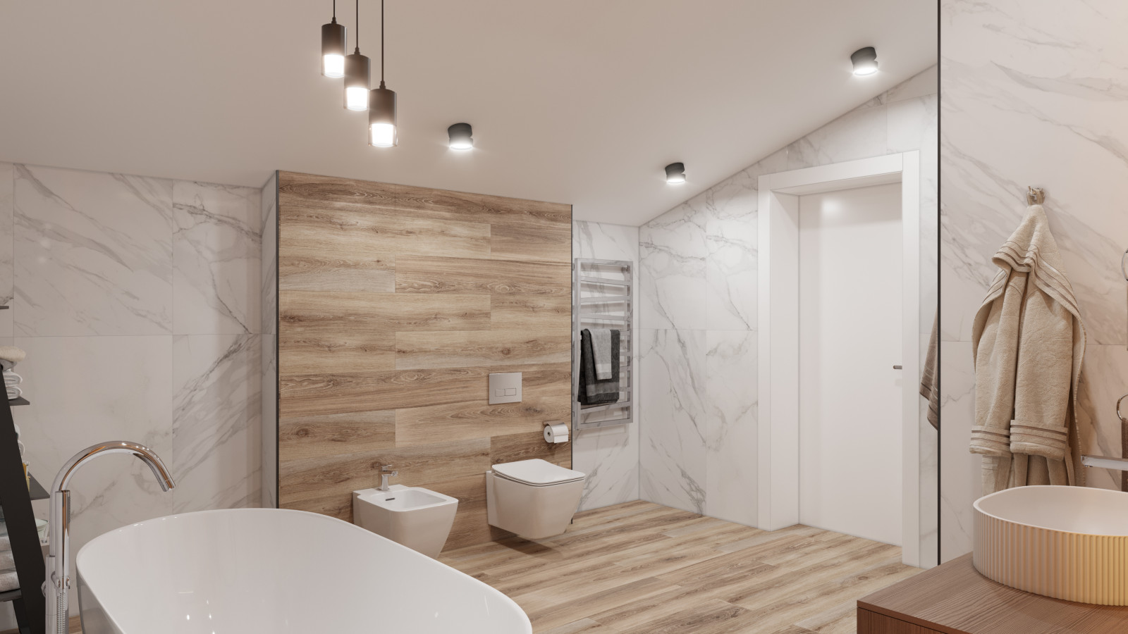 Дизайн мансардного этажа