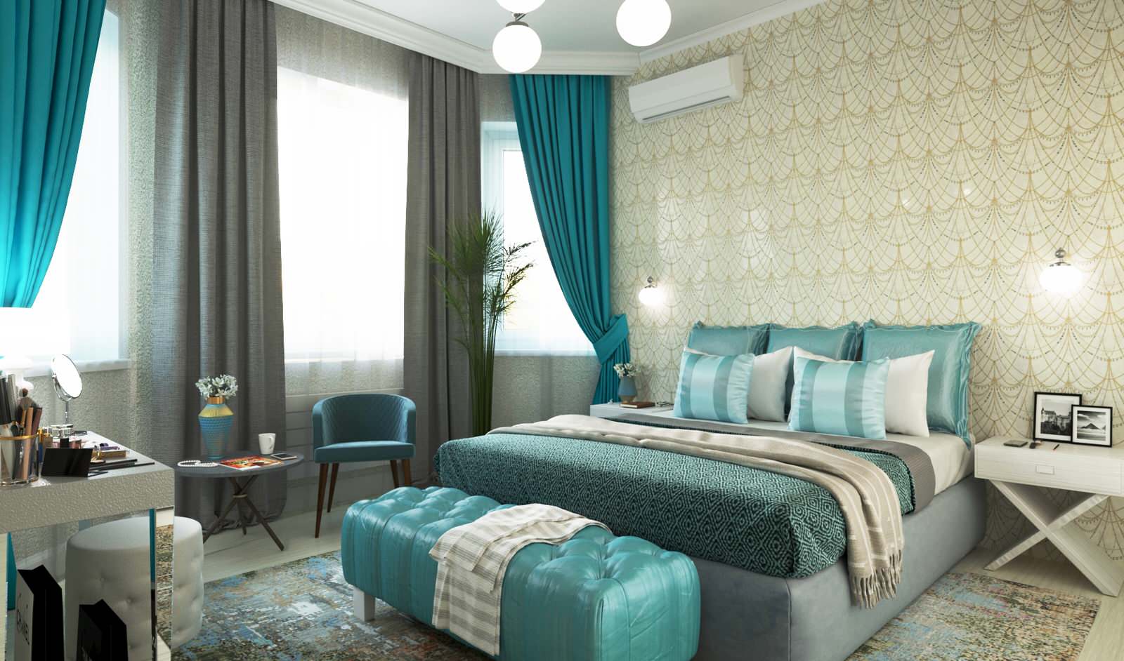 Спальня родителей в частном доме