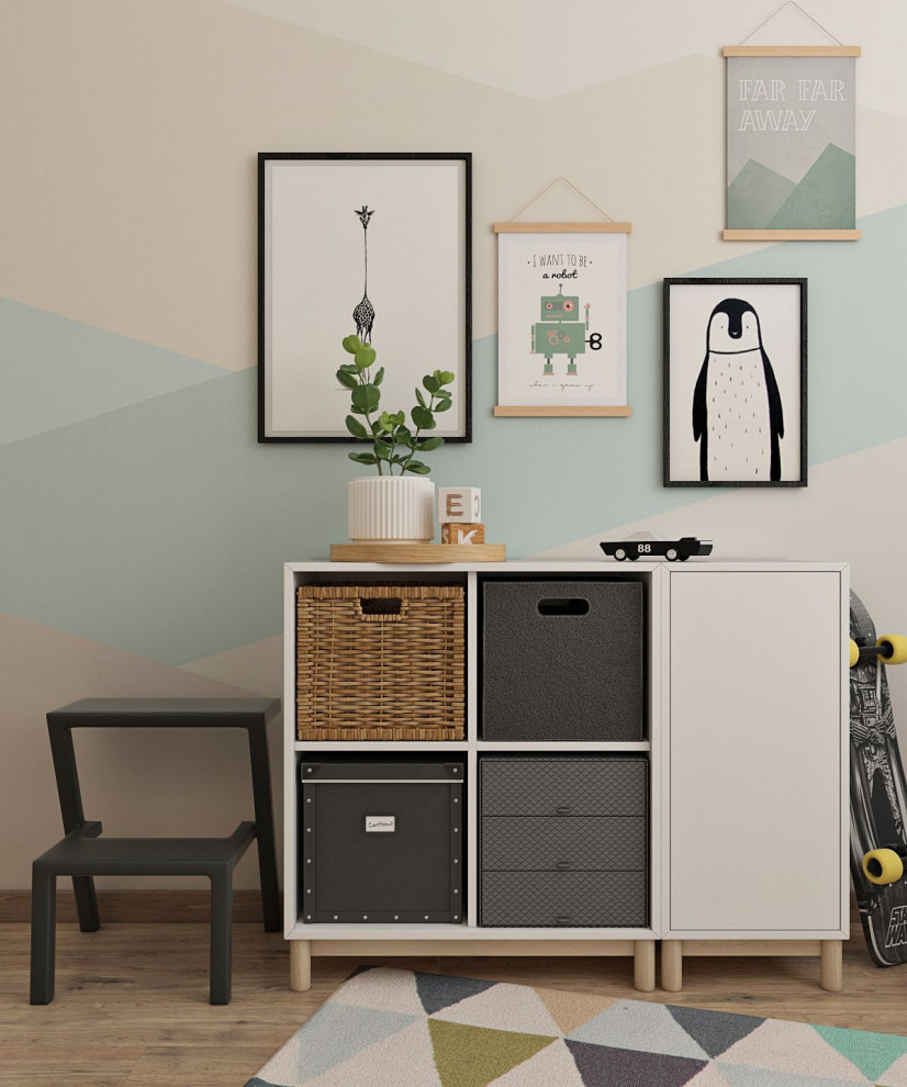 Интерьер квартиры 70 кв.м. для семьи с двумя детьми