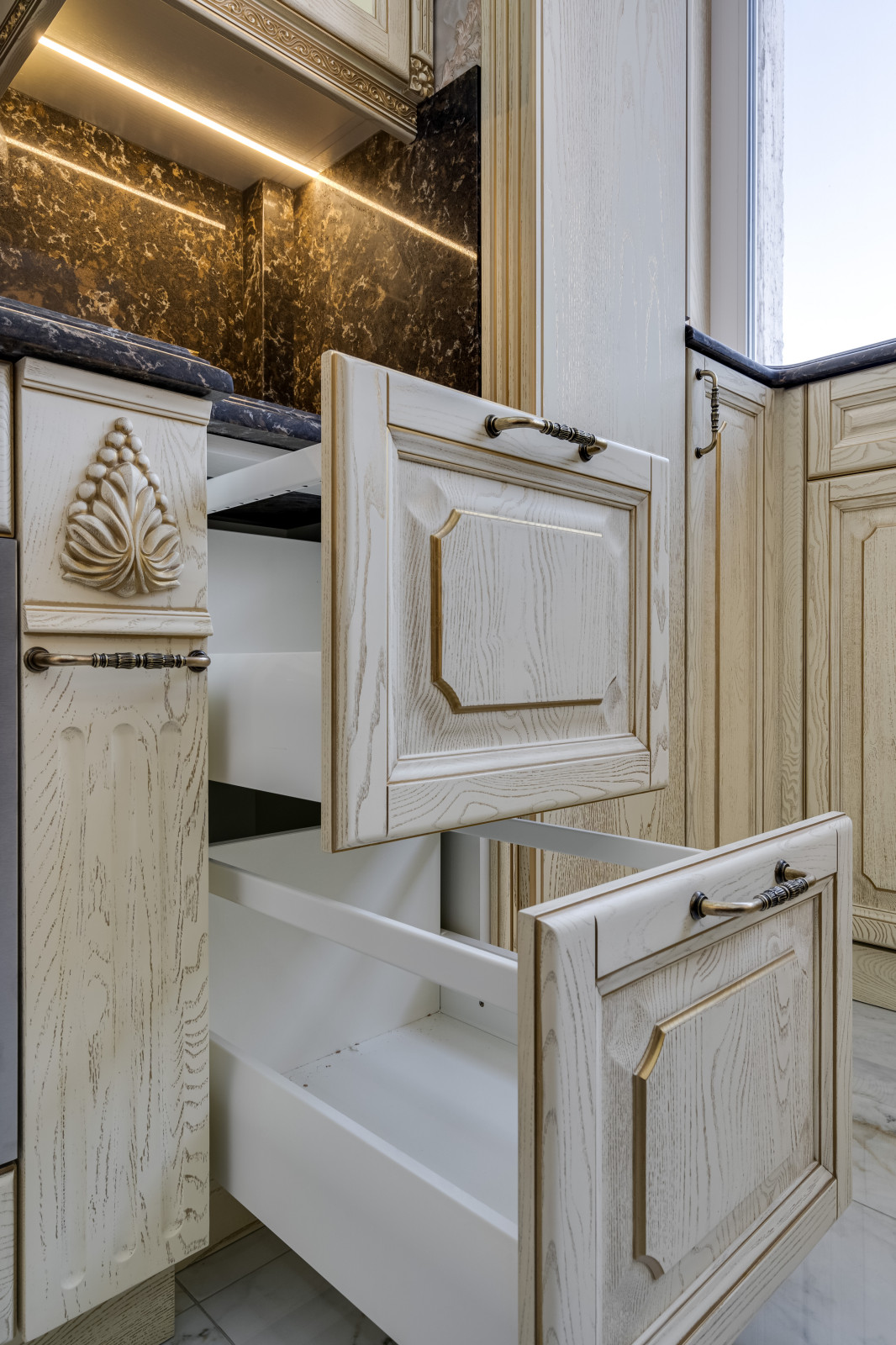 Кухонный гарнитур Ореховый Бульвар