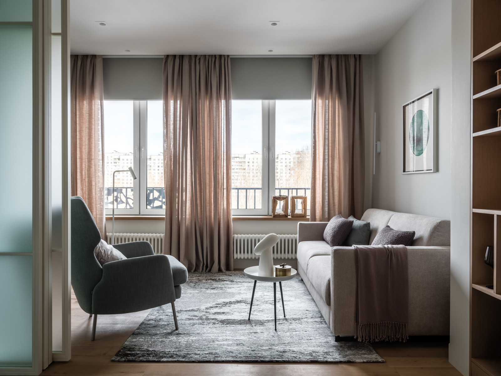 Houzz тур: Маленькая квартира 45 кв.м для трех человек