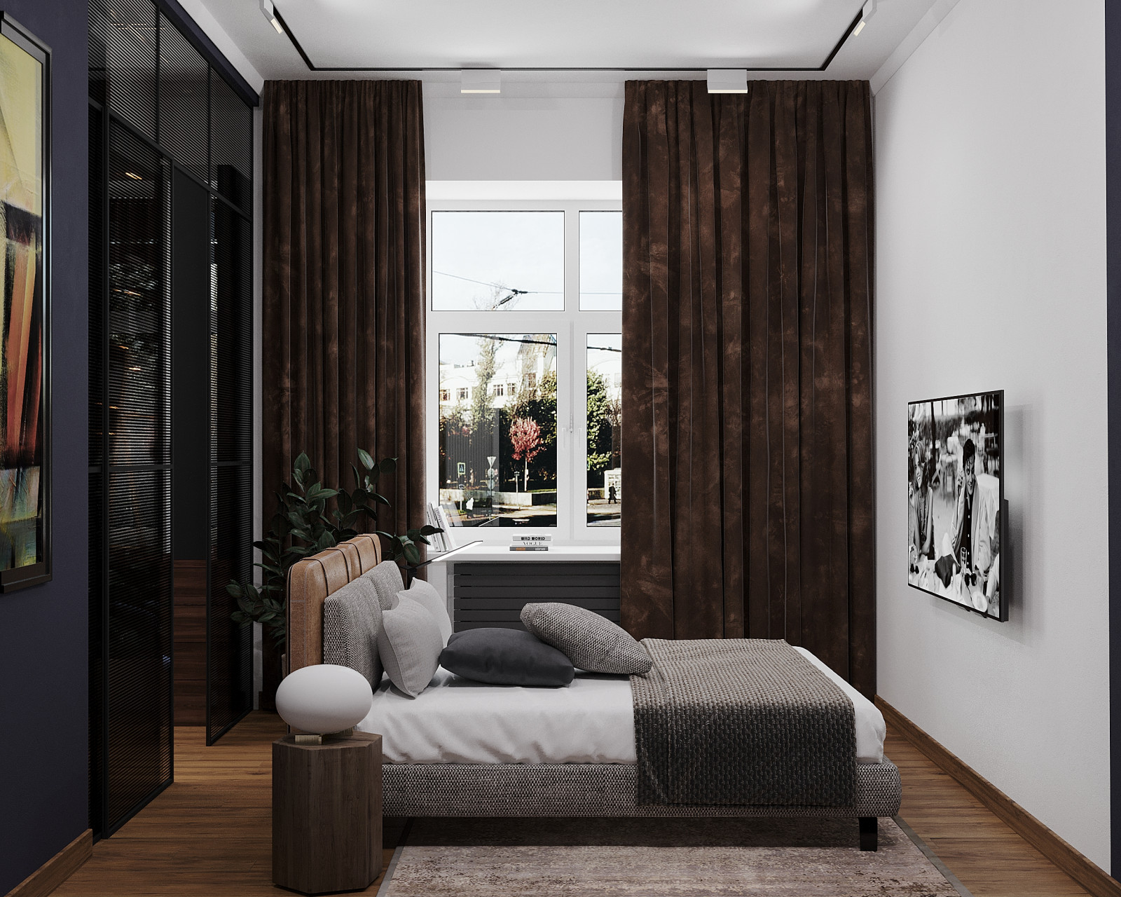 Спальня + Гардероб l Комсомольский проспект