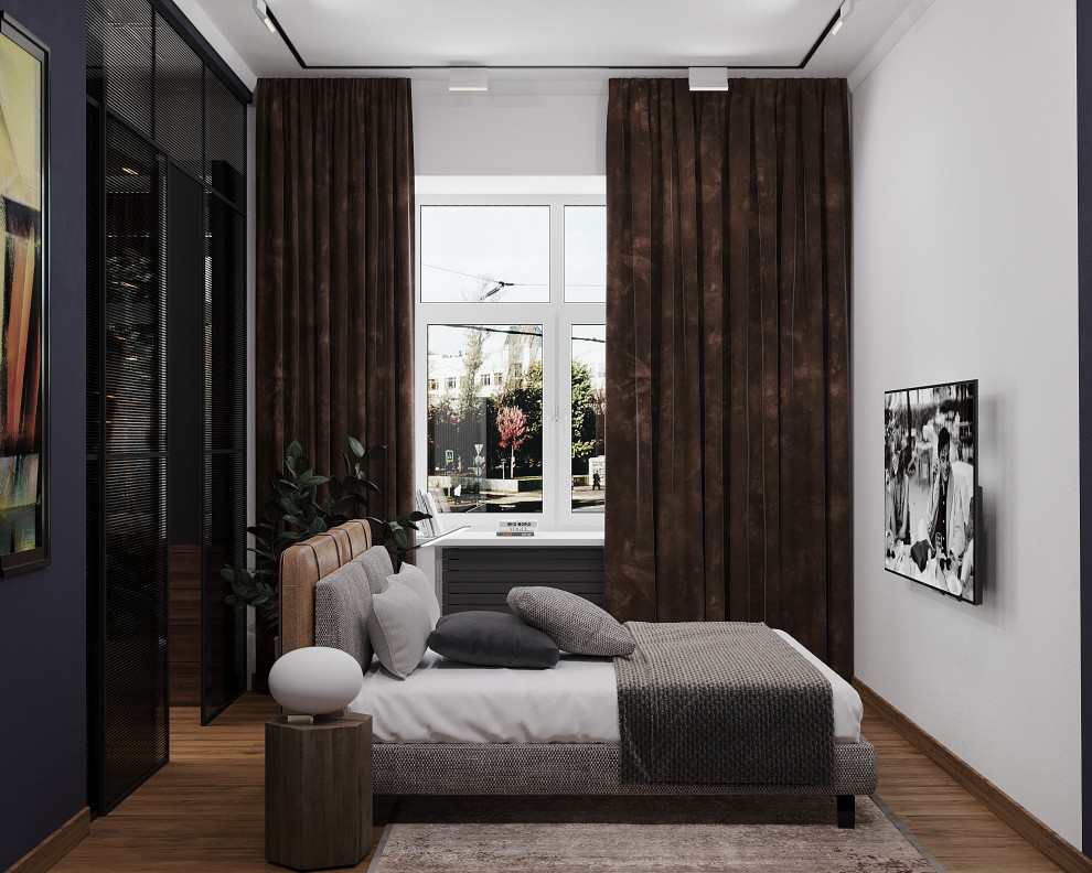 Спальня + Гардероб l Комсомольский проспект