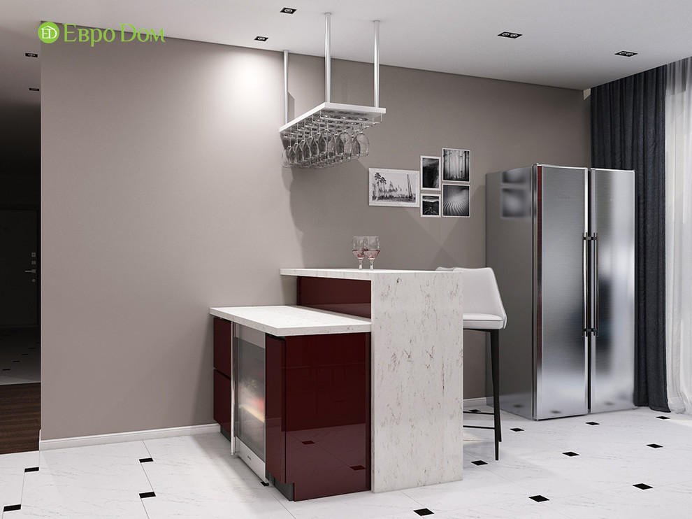 Дизайн трехкомнатной квартиры 120 кв. м в современном стиле