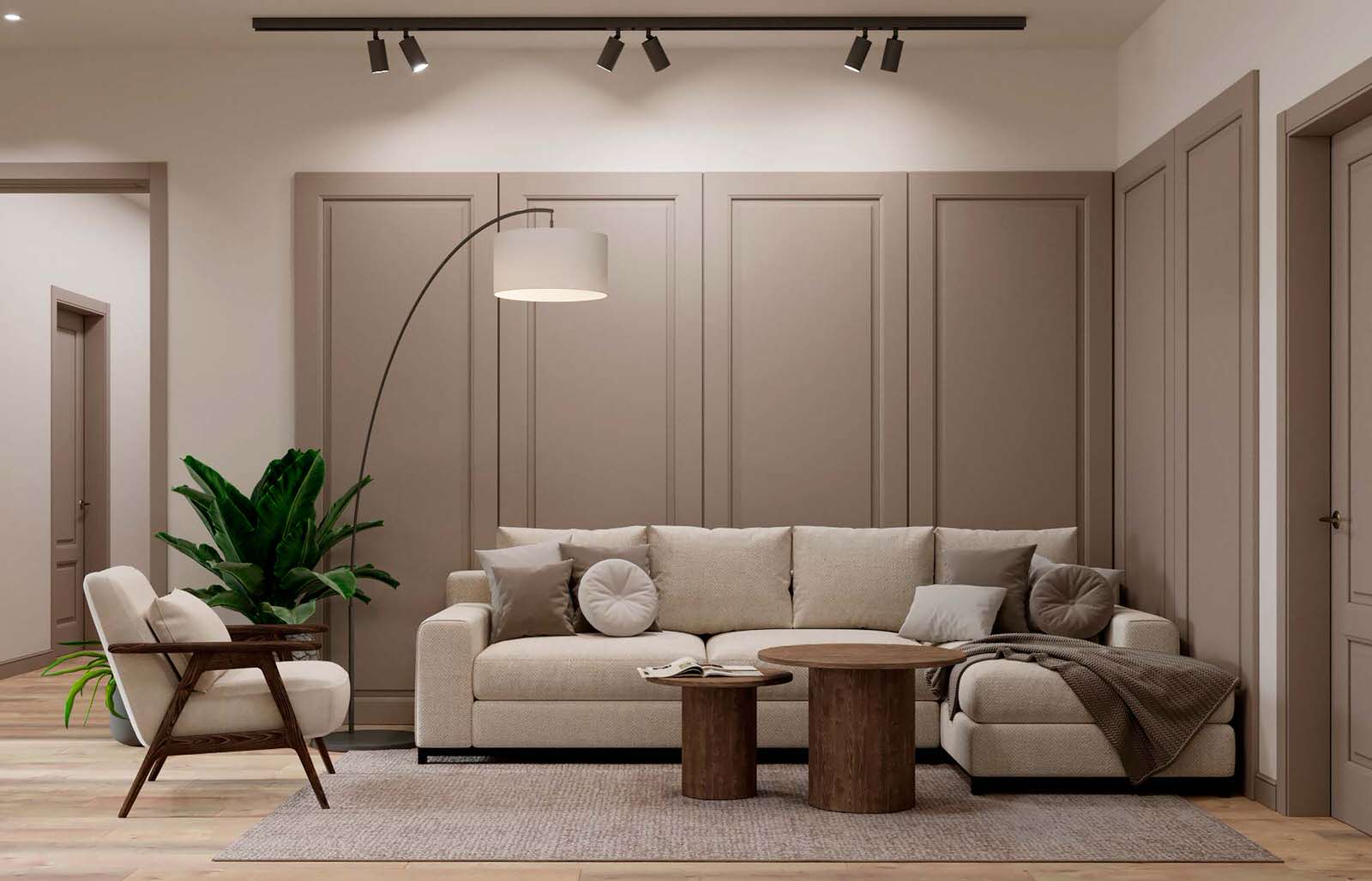 Проект одноэтажного дома с коммерческой частью