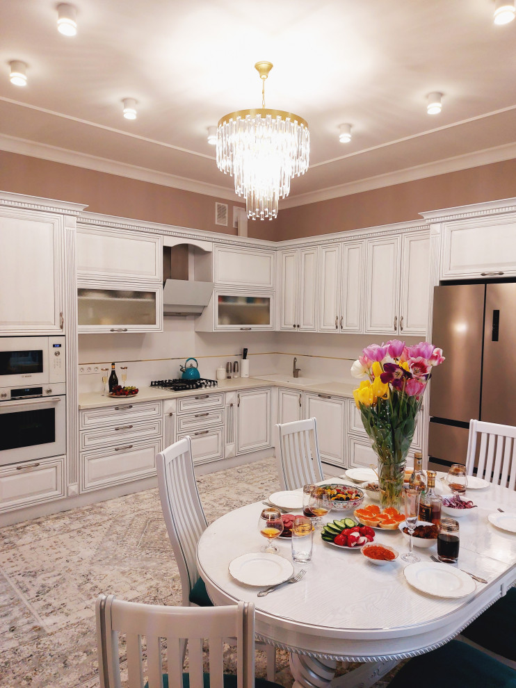 Обложка проекта: Реализация дизайн-проекта кухни в стиле современной классики