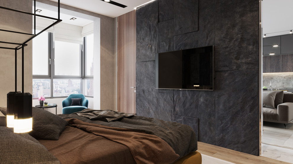 Спальня в ЖК "Сердце Столицы"