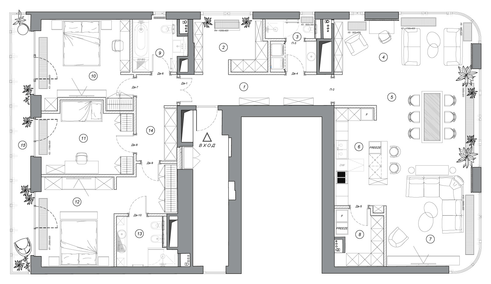 Обложка проекта: Вневременной дизайн для большой семьи