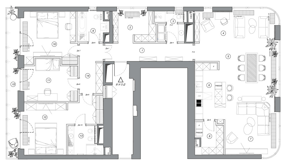 Обложка проекта: Вневременной дизайн для большой семьи