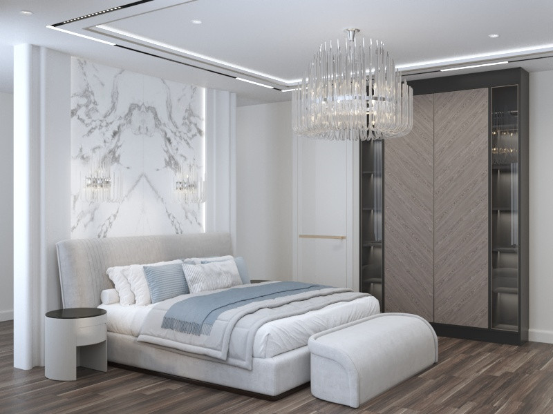 Современная квартира в 2 уровня