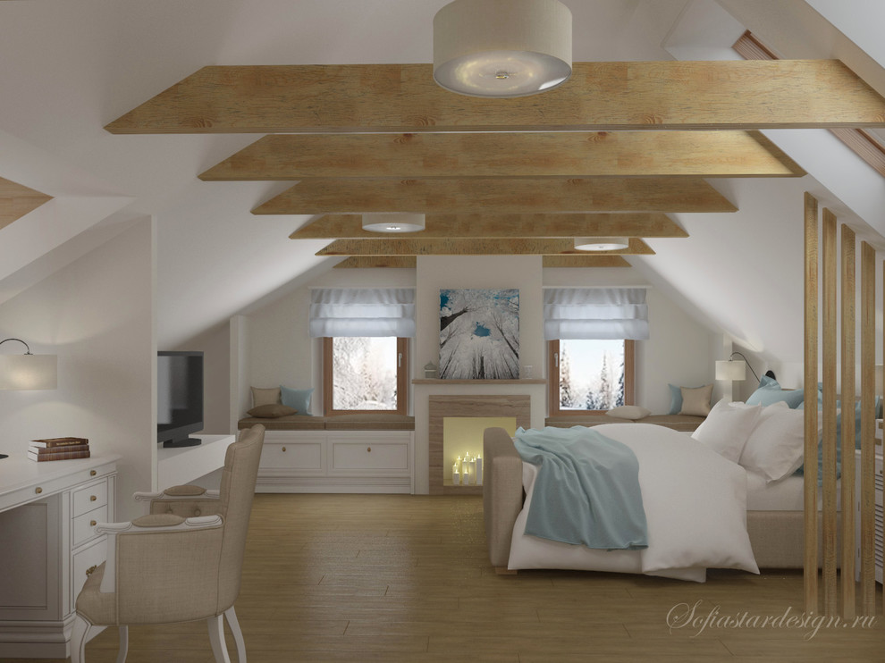 Обложка проекта: Спальня мансарда