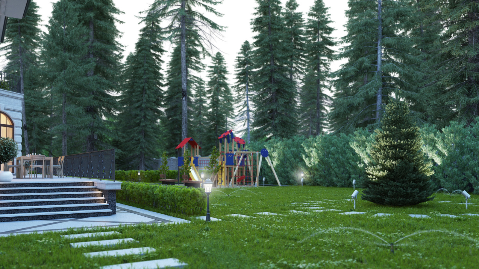 Лесной простор