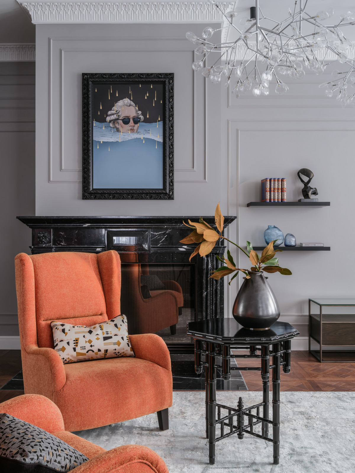 Стилизация загородного дома в КП Довиль