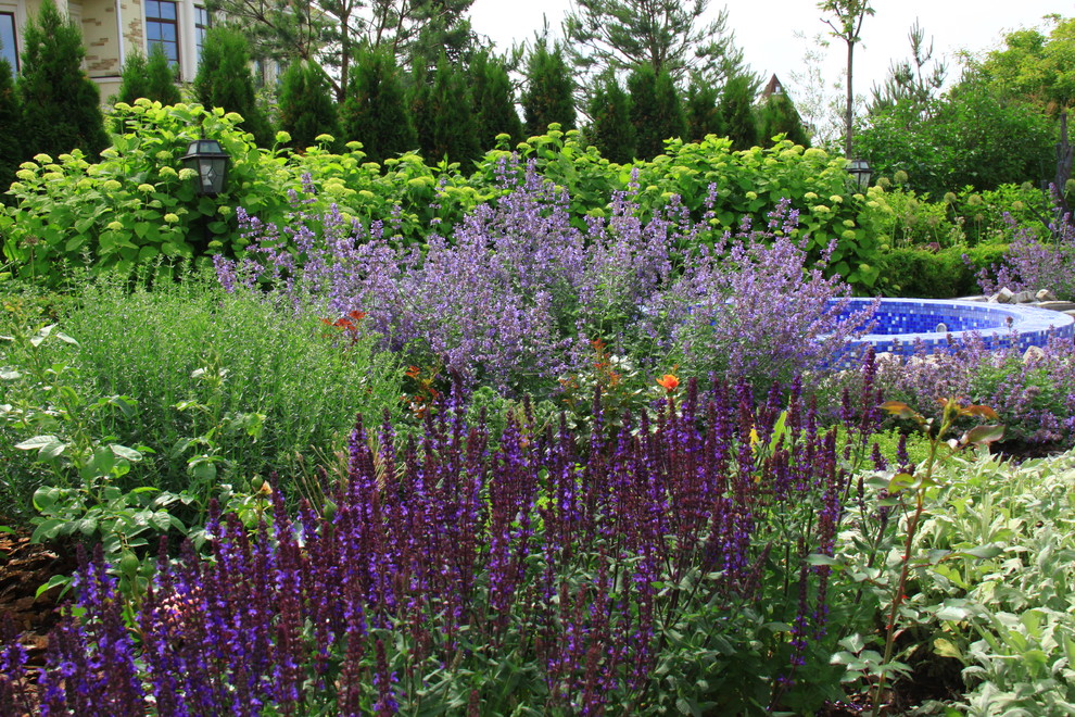 Коттеждный сад. Игры с цветом.