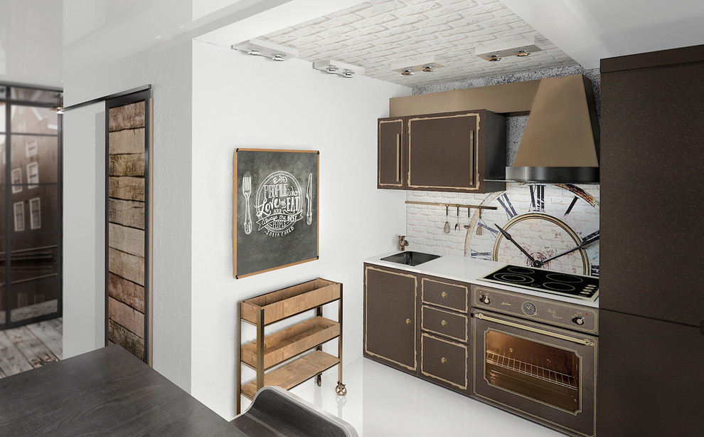 интерьер квартиры в стиле лофт