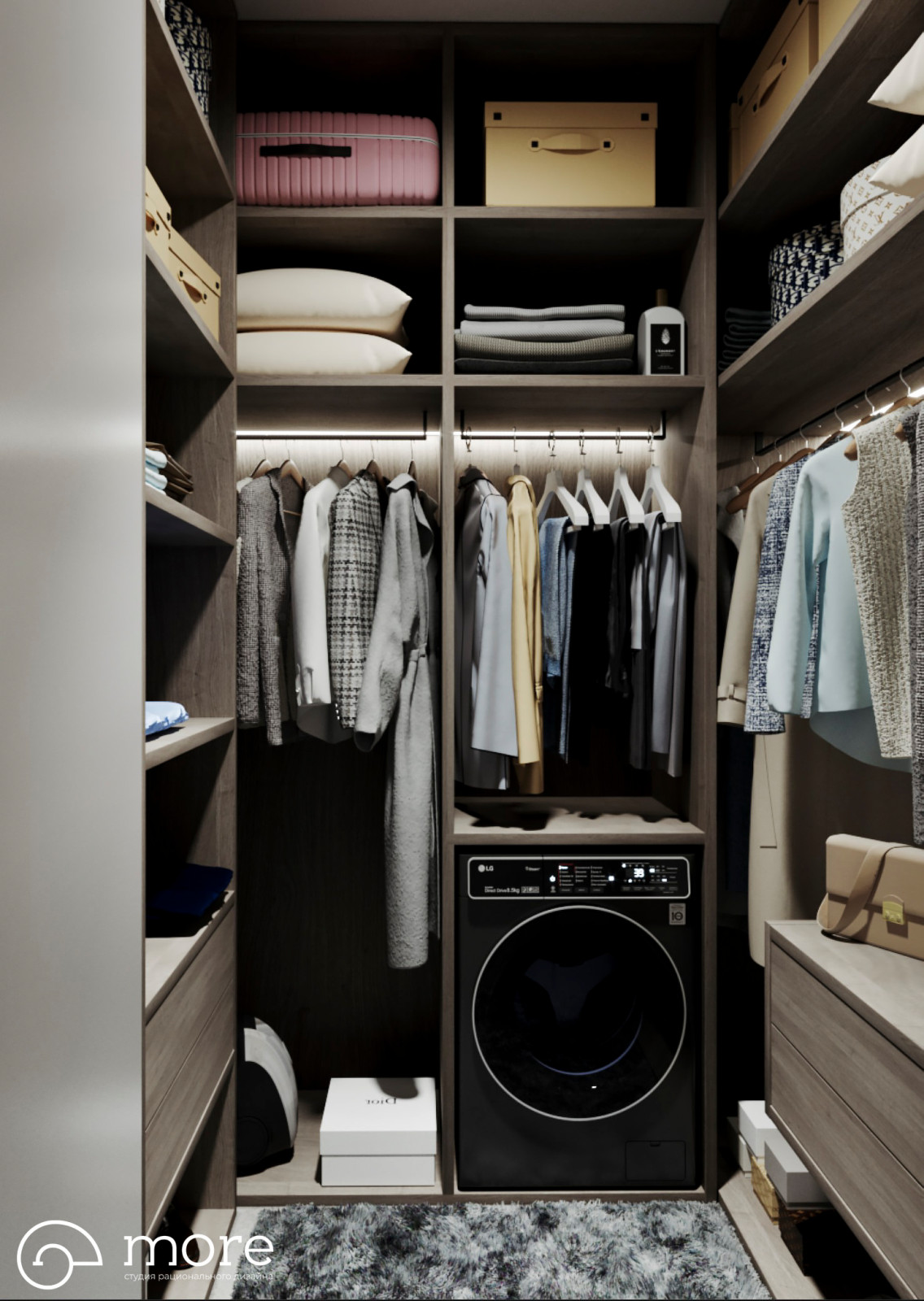 Дизайн квартиры 80 кв.м ул.Комсомольская г. Хабаровск, 2021г.