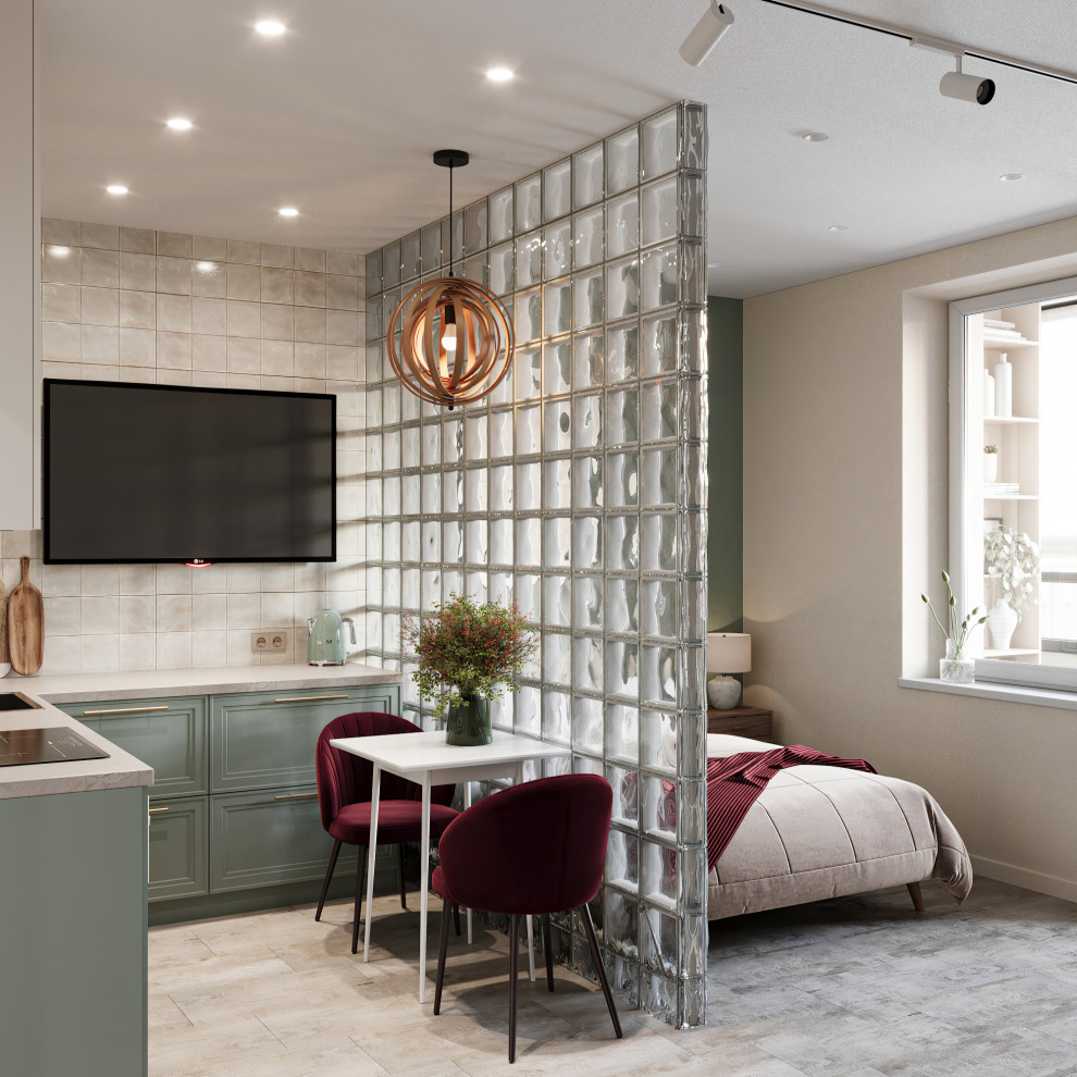 Дизайн проект небольшого пространства — квартиры-студии.