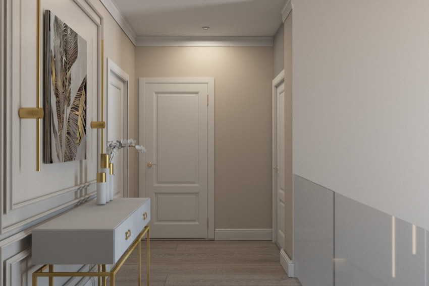 Двухэтажный дом для семьи с тремя детьми.