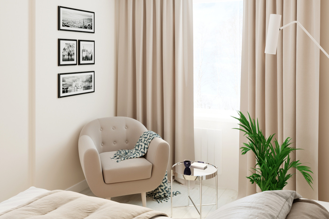 Обложка проекта: Дизайн спальни