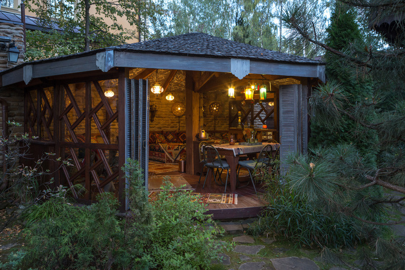 Круглая беседка