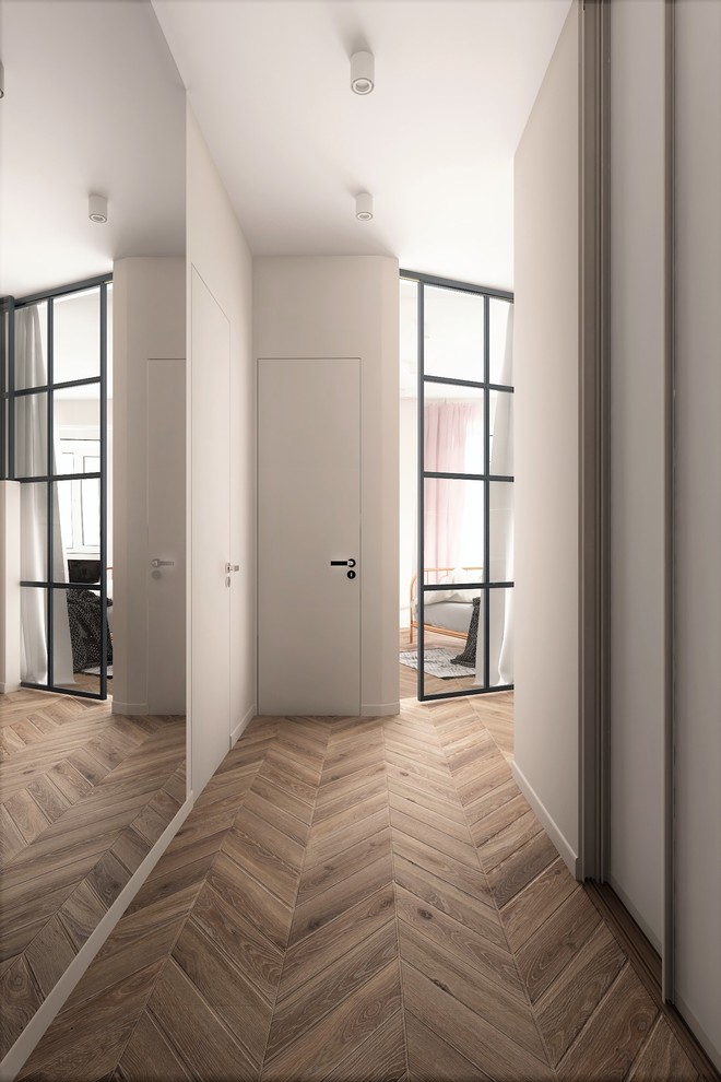 Дизайн-проект однокомнатной квартиры студии, площадью 40,4м.кв., в ЖК «Эталон» д