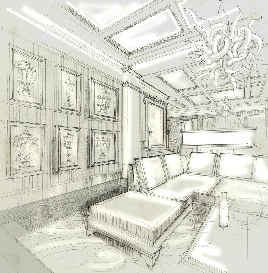 Эскизы - дизайн интерьера