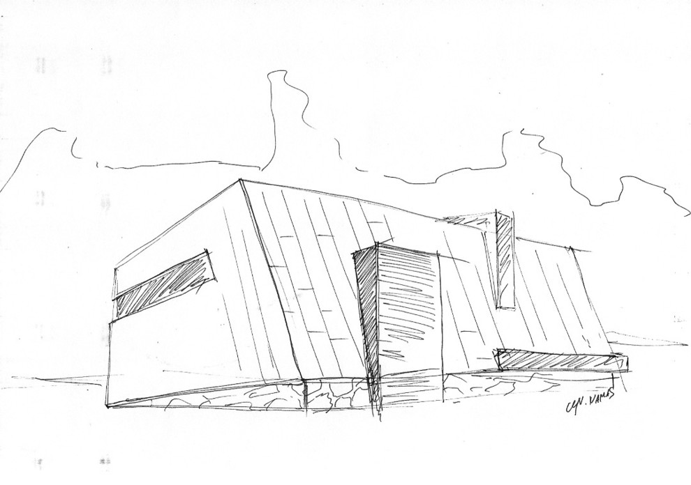 Размышление с карандашом - наброски, малоэтажные частные дома и таунхаусы