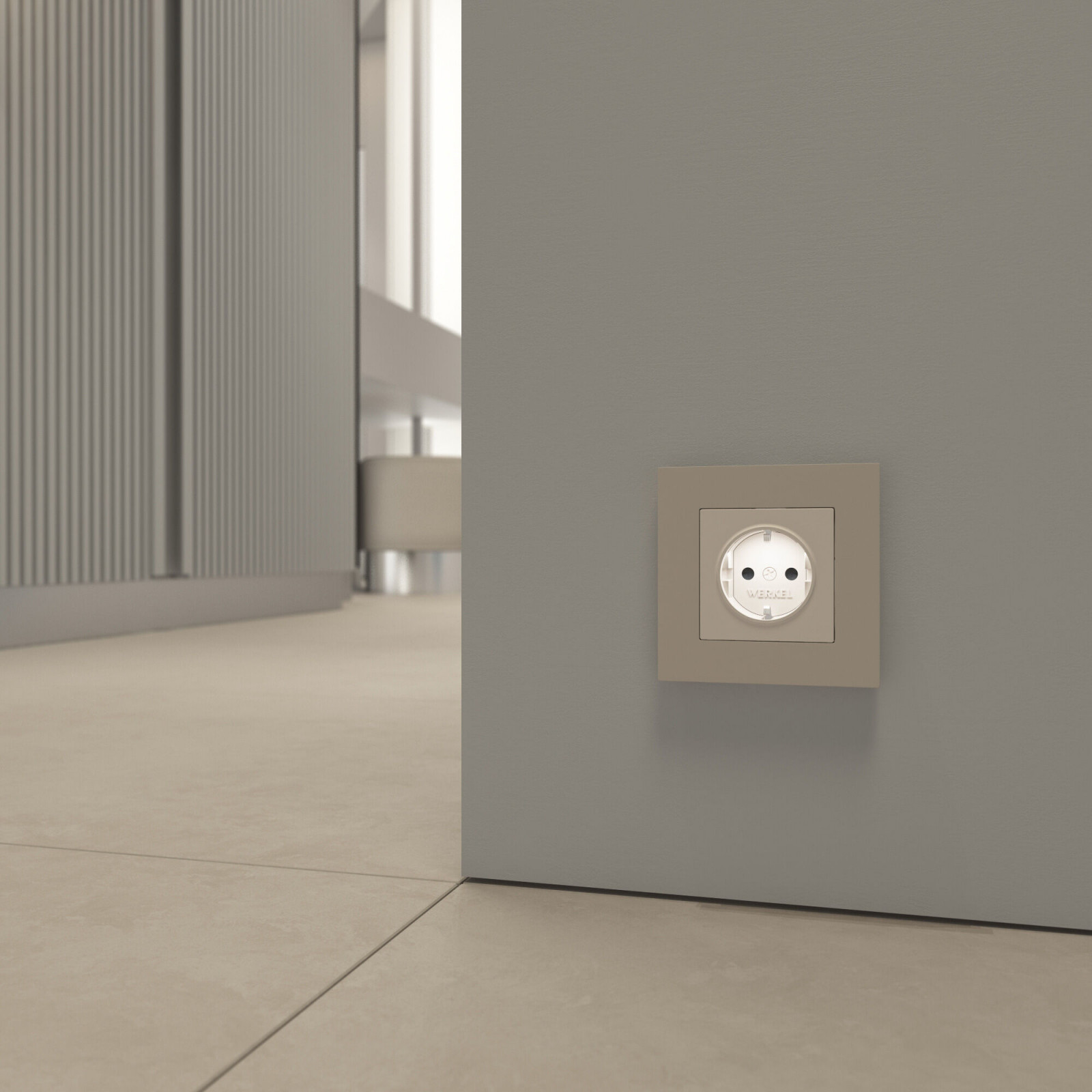 Уникальная розетка с новым цветом подсветки