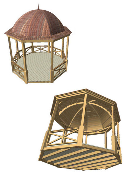 Беседка «Летний сад». Городской парк отдыха. г.Красногорск