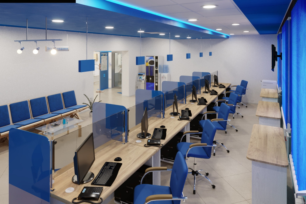 Разработка дизайн-проекта Единого клиентского центра в г. Жигулёвск