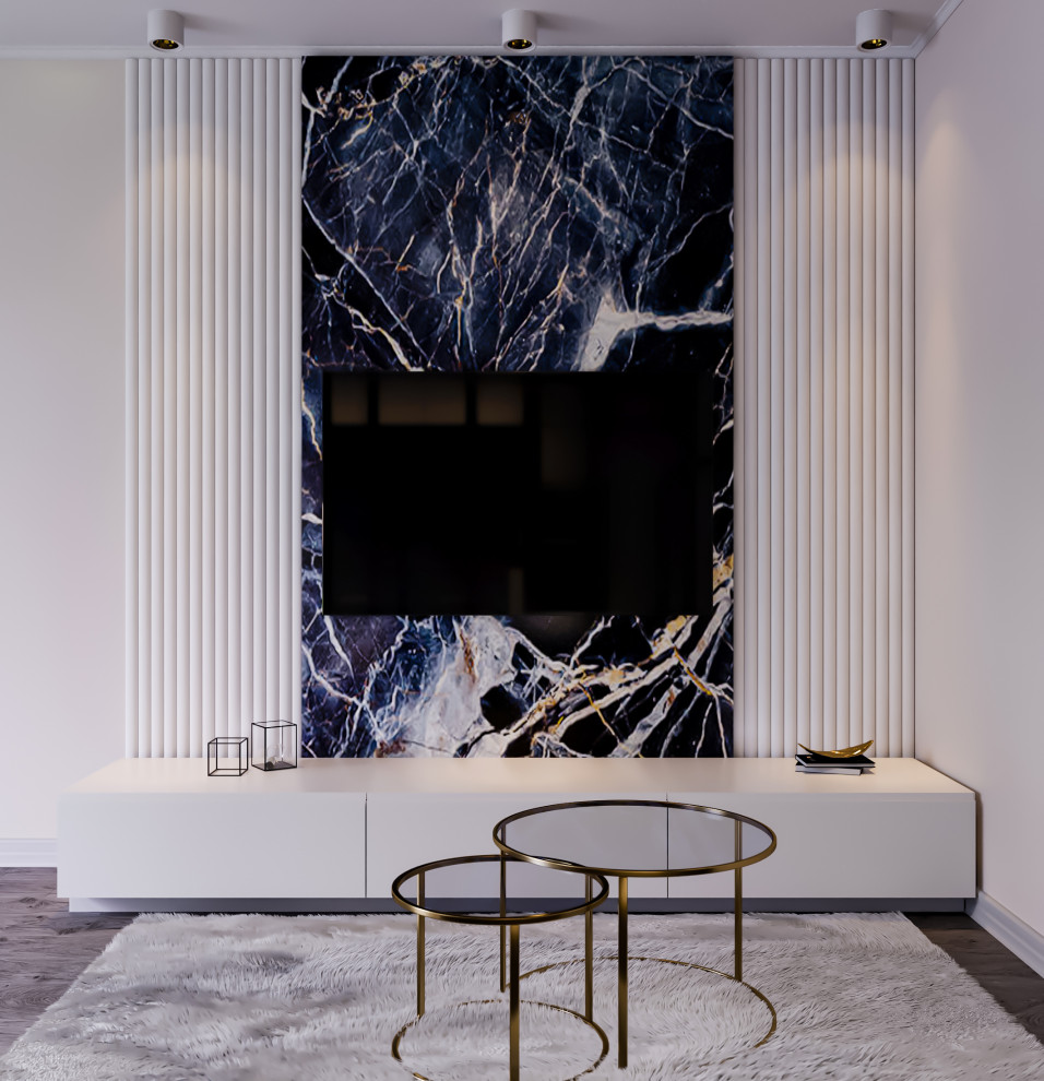 Визуализация кухни-гостиной