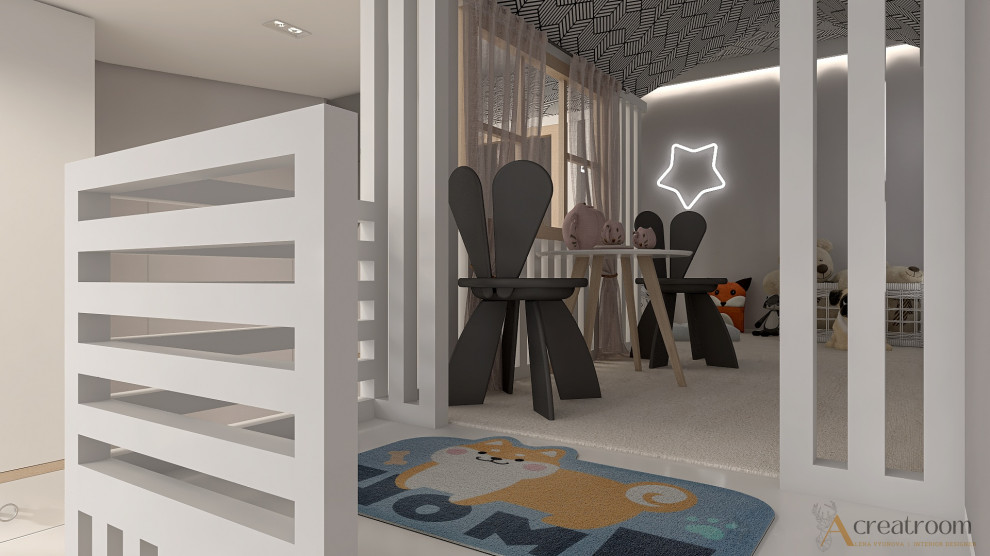 Проект детской комнаты для двух девочек