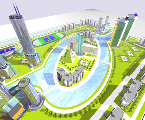 Конкурсный проект жилого квартала в районе Академический в г. Екатеринбург