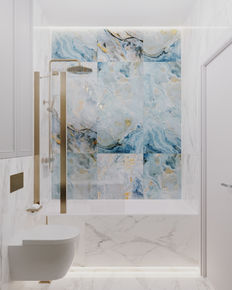 Проект квартиры 48м2 в Пушкине с частичной 3d-визуализацией