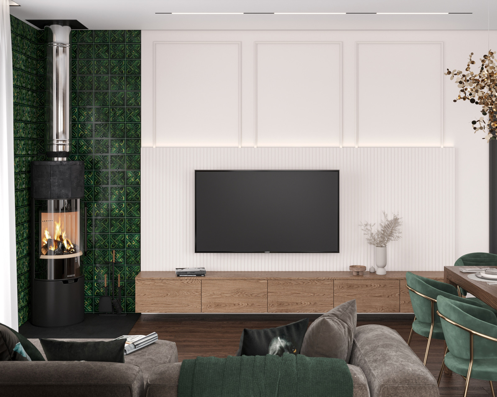 Дизайн проект загородного дома 110 кв.м.