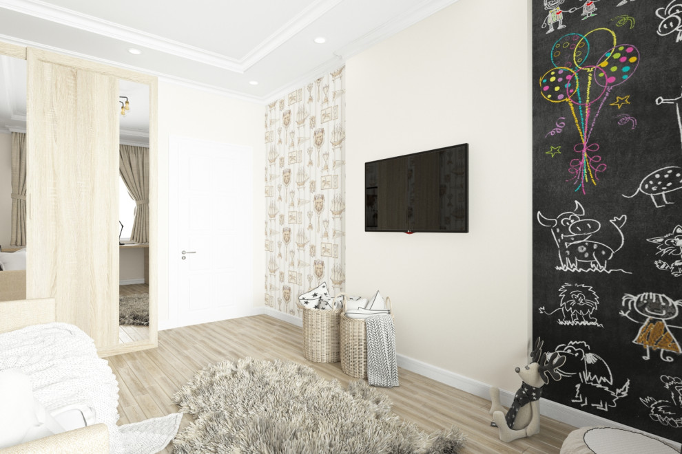 Дизайн детской в ЖК "Аврора-парк", г.Краснодар