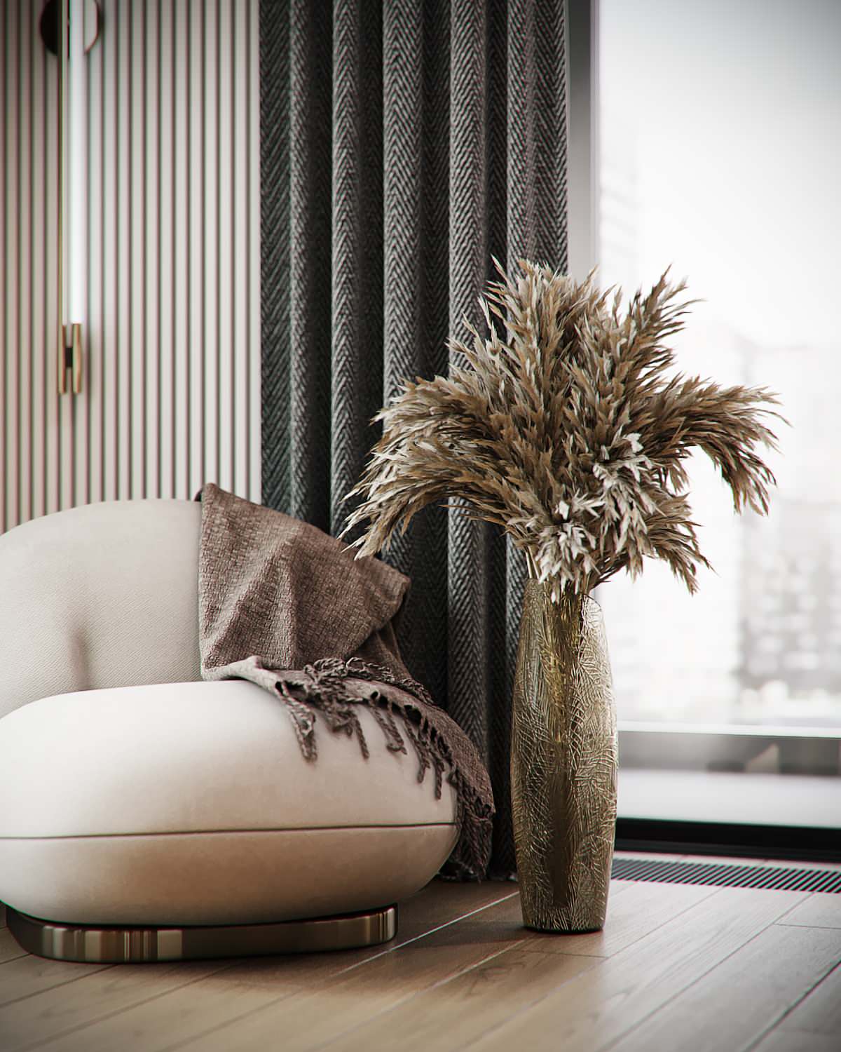 Внутрипольные конвекторы Heatmann в интерьере.