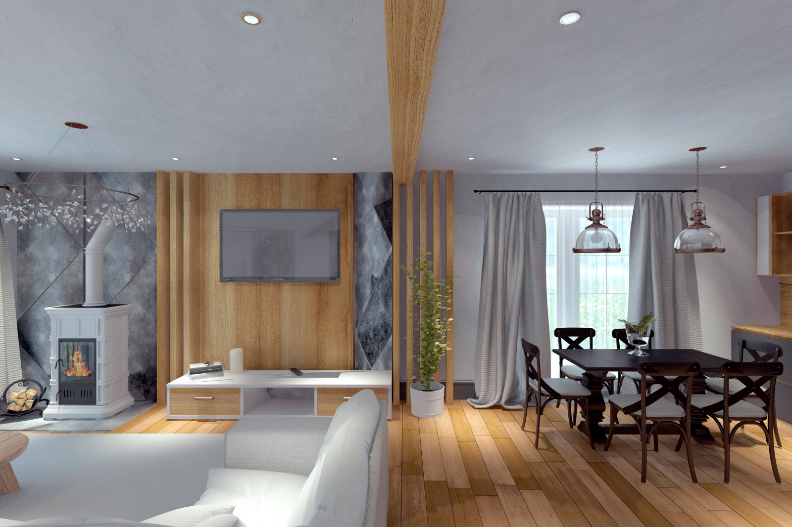 Обложка проекта: Дом в скандинавском стиле