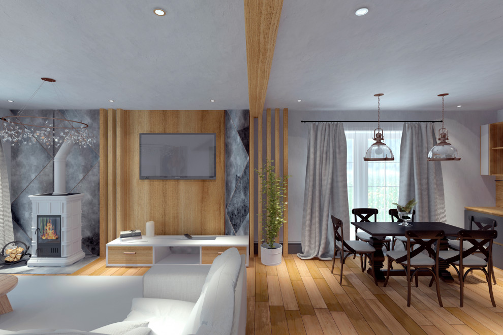 Обложка проекта: Дом в скандинавском стиле