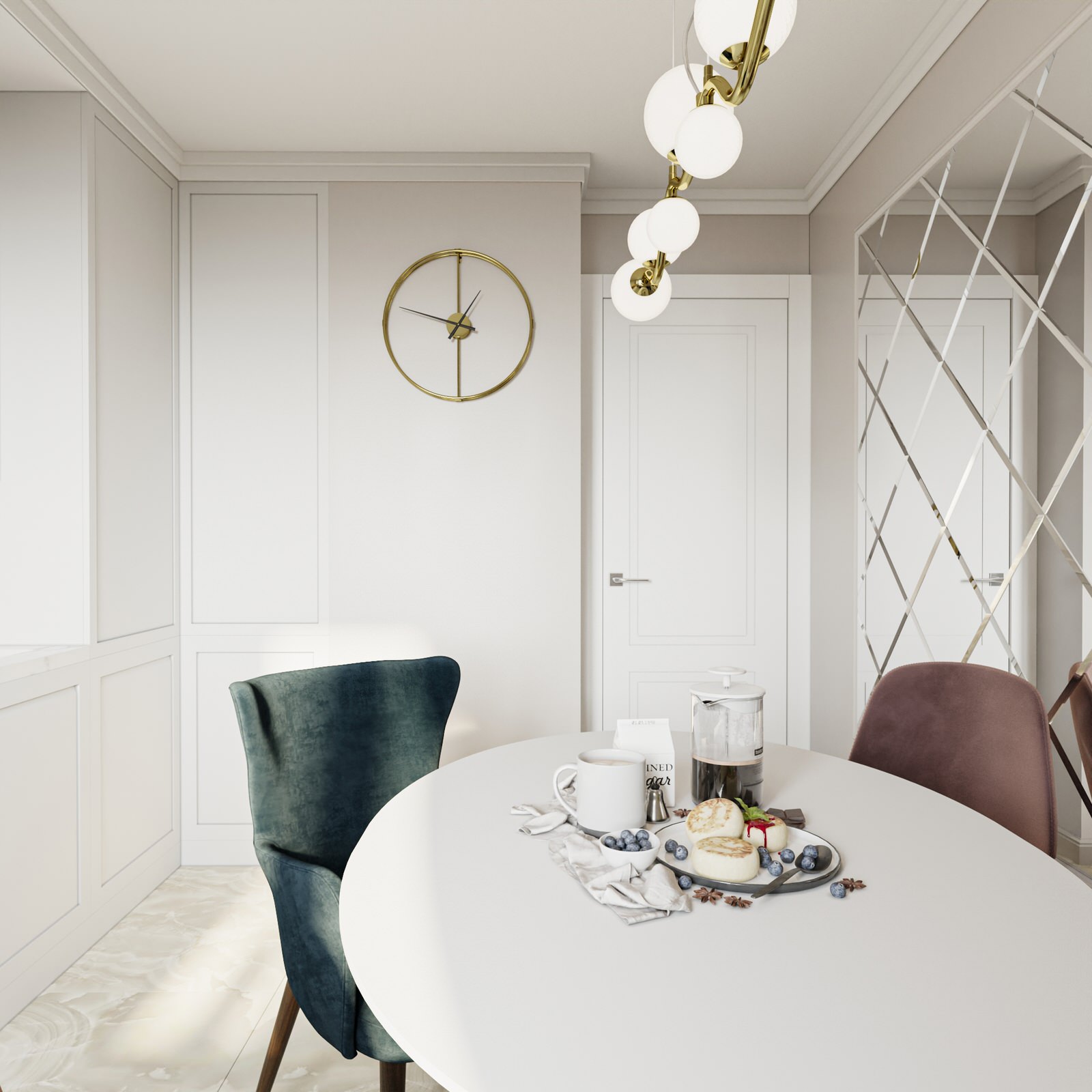 Дизайн интерьера 4-х комнатной квартиры