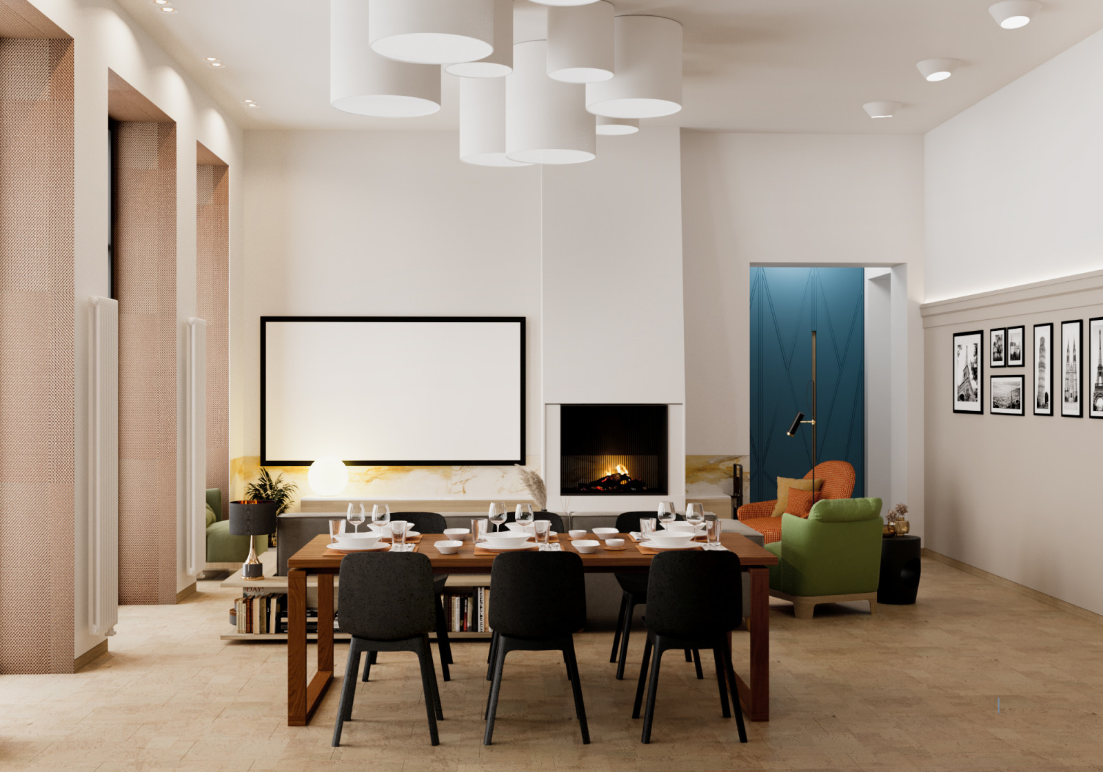 Интерьер коттеджа