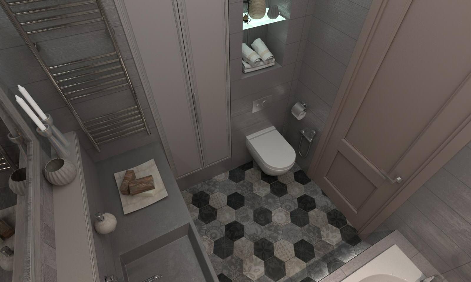 Проект квартиры "Капучино и МОРЕ"